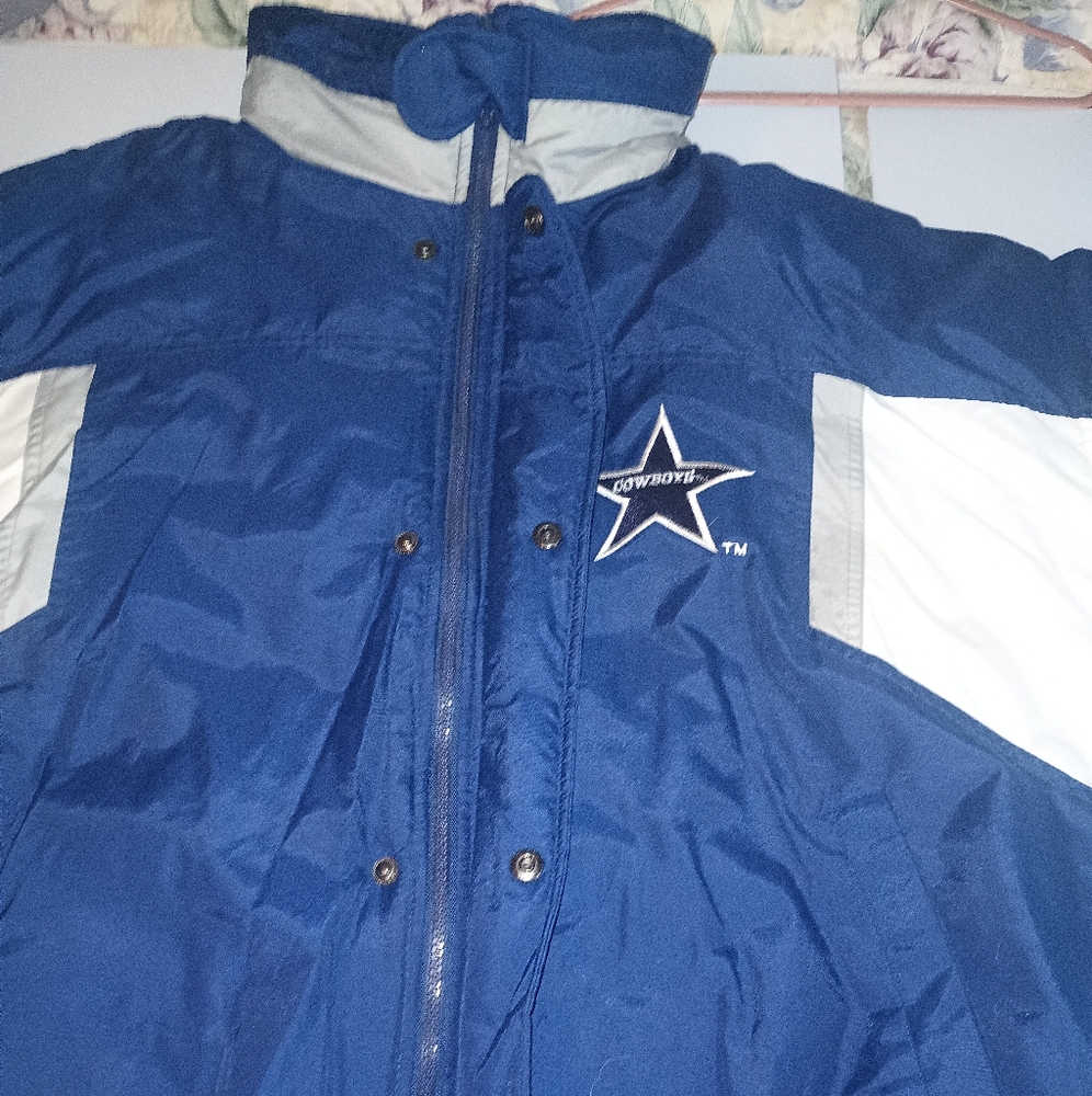 Vintage 1990's Dallas Cowboys hooded jacket